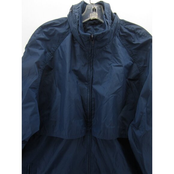 VINTAGE Woolrich Jacket XL Windbreaker Full Zip Vented Hoodie 90s Y2K - Picture 2 of 12